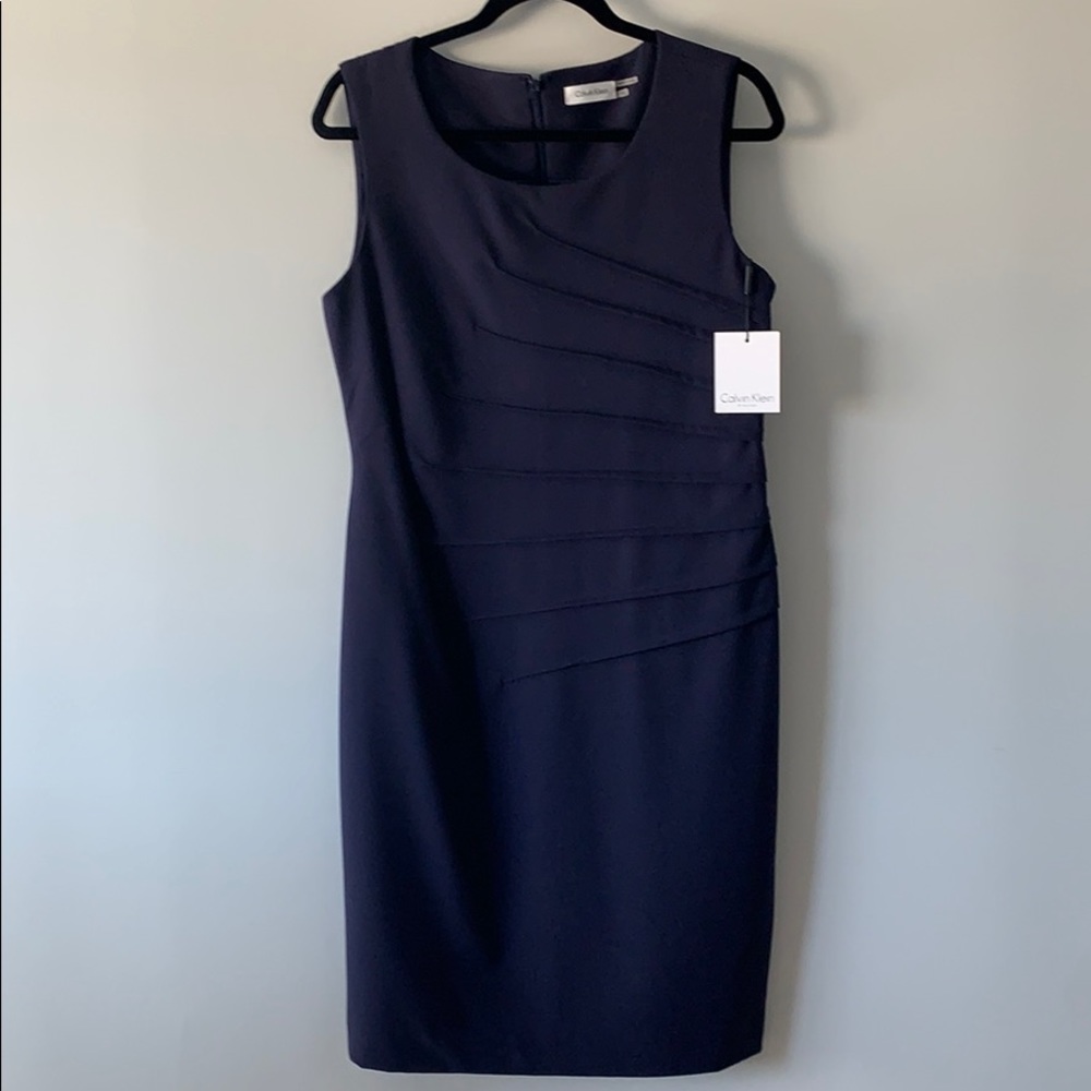 NWT Indigo Calvin Klein with detail. Size 12.